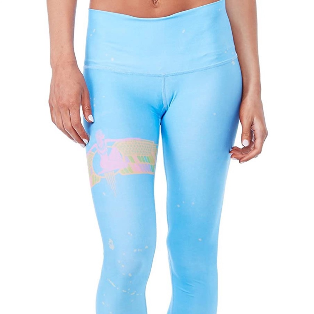 Teeki Rainbow Priestess Leggings Size Medium